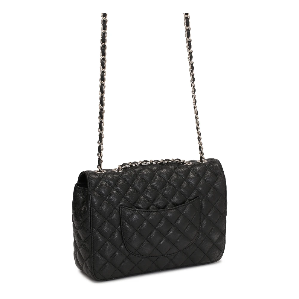 Kazar Gewatteerde tas met een ketting verweven met een leren band Black Dames