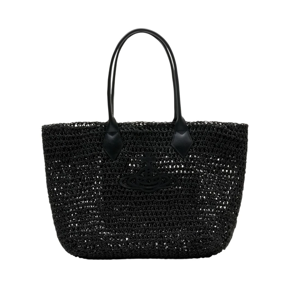Vivienne Westwood Women's Black Alana Small Shopper Bag - Shopping Bags - One Size - Bags