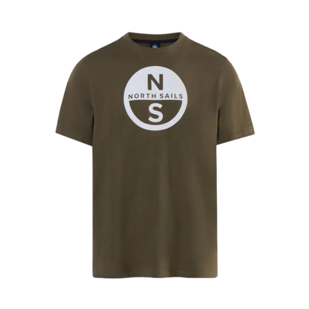 North Sails Korte Mouw T-shirt Green Heren