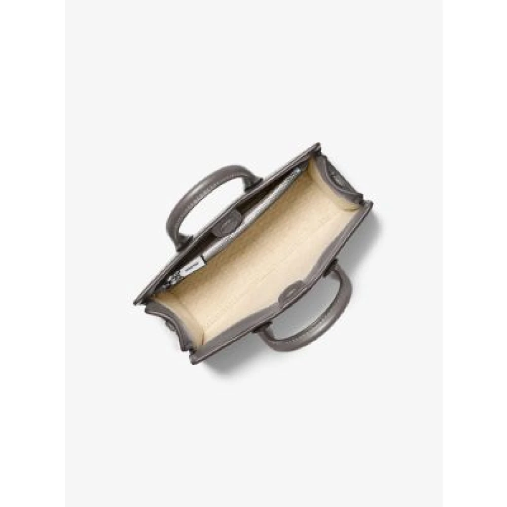 Michael Kors Scarlett Schoudertas met Elegante Sluiting Gray Dames