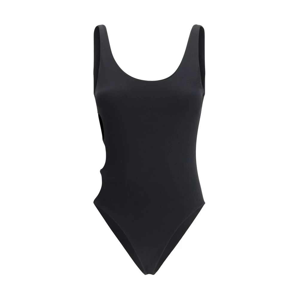 Versace Badpak met Medusa-logo plaques Black Dames