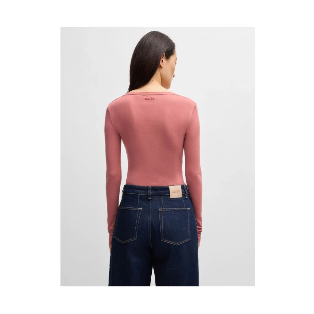 Boss Orange Stijlvol T-shirt voor mannen Pink Dames