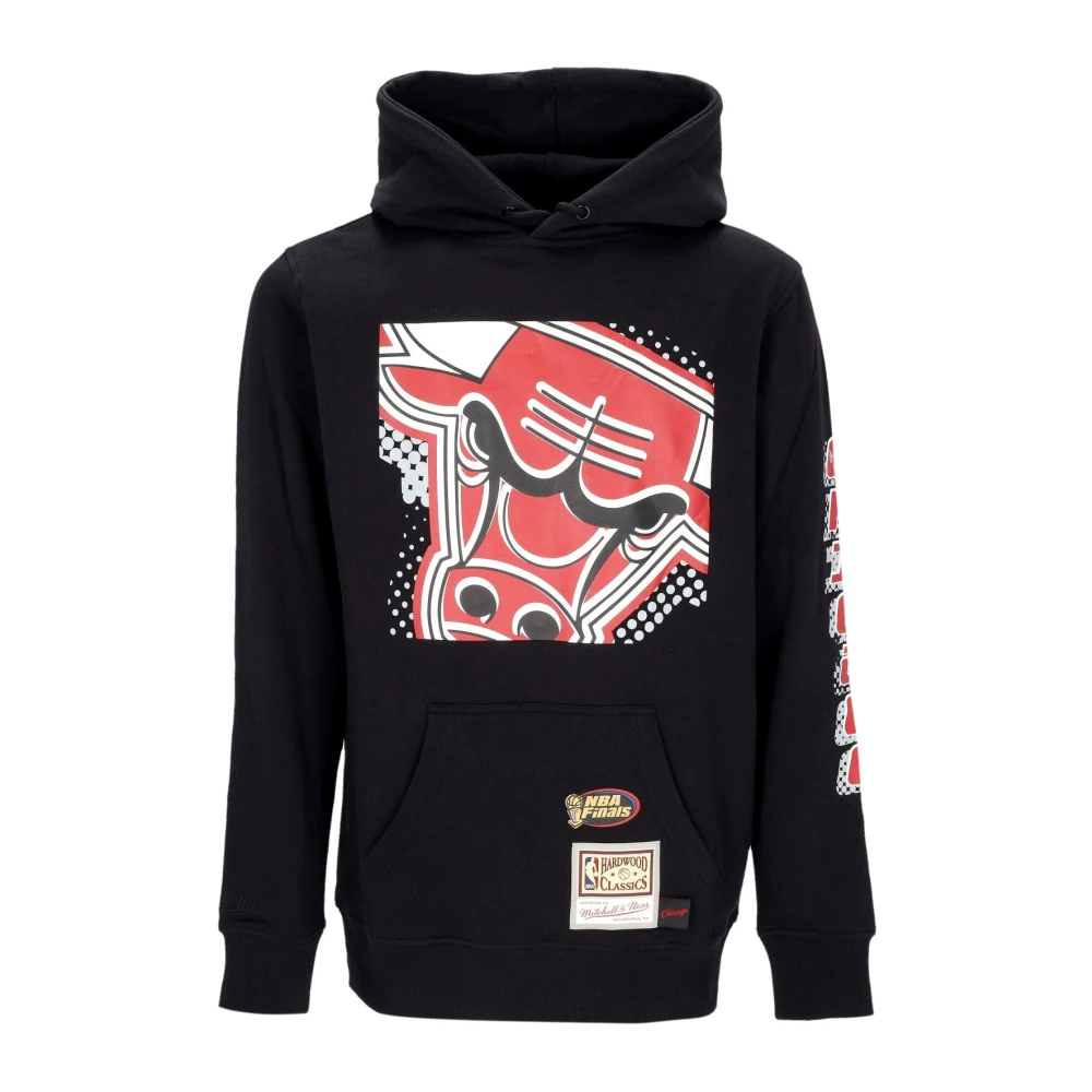 Mitchell & Ness Black Hoodies, Male, S, Chicago Bulls Hoodie