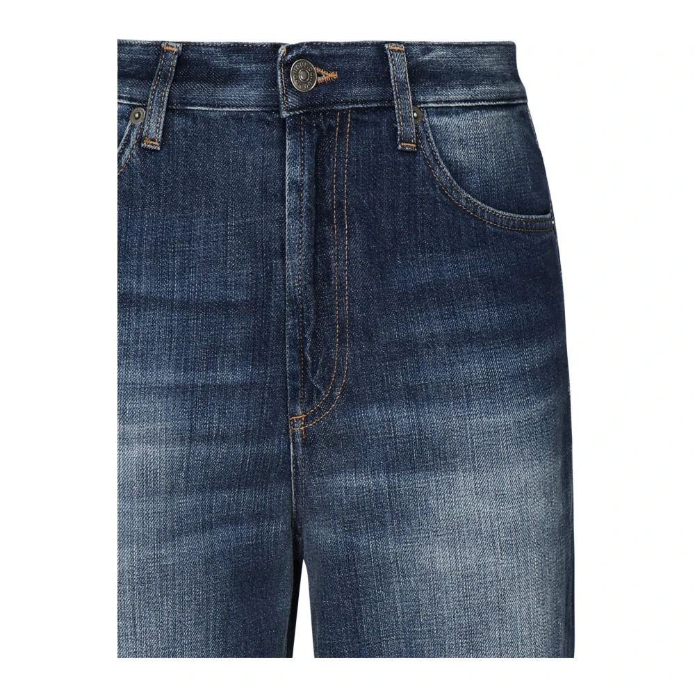 Dondup Blauwe Jeans 5 Zak Broek Blue Dames