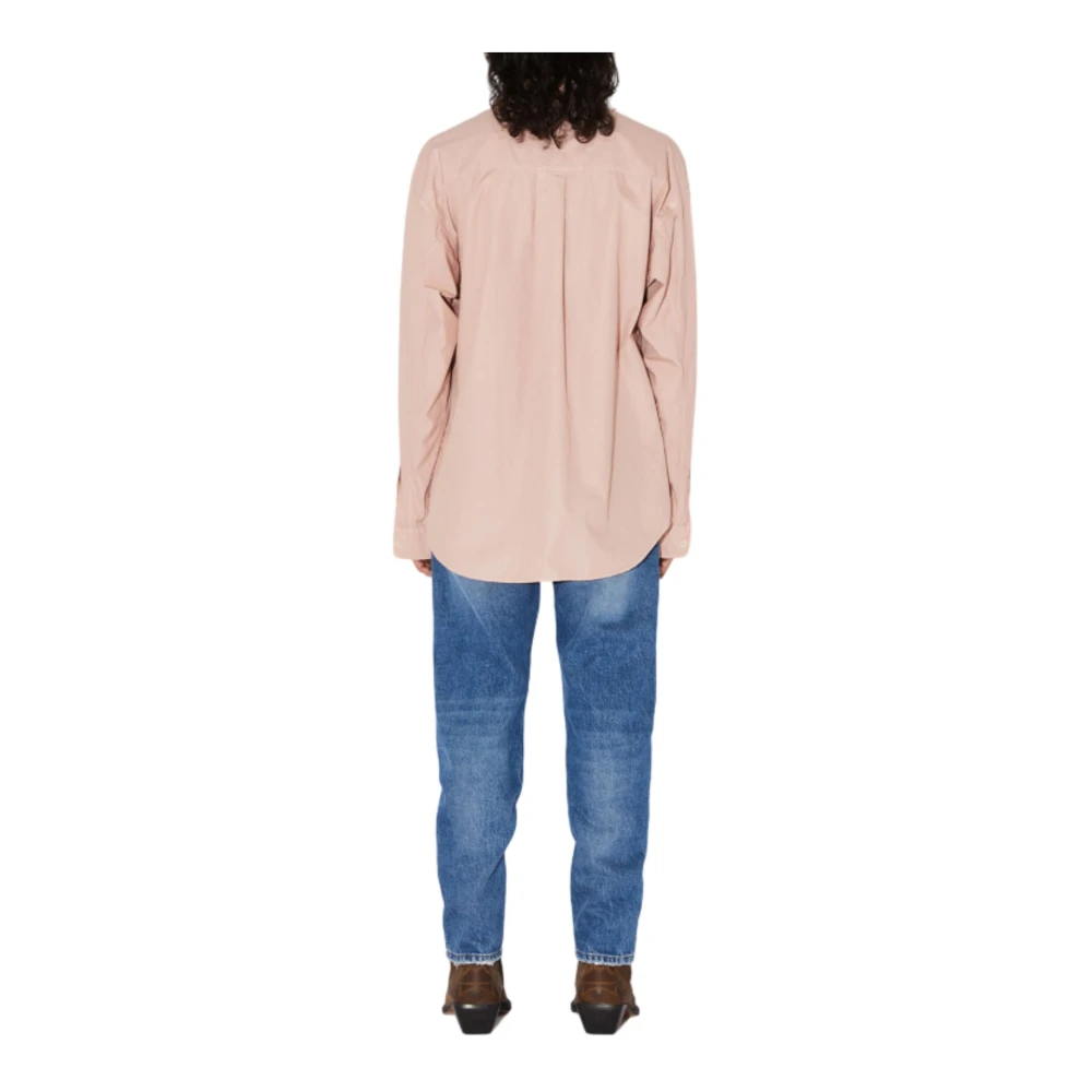 Amish Grijs Roze Shirt Amu108P4290569 Pink Heren