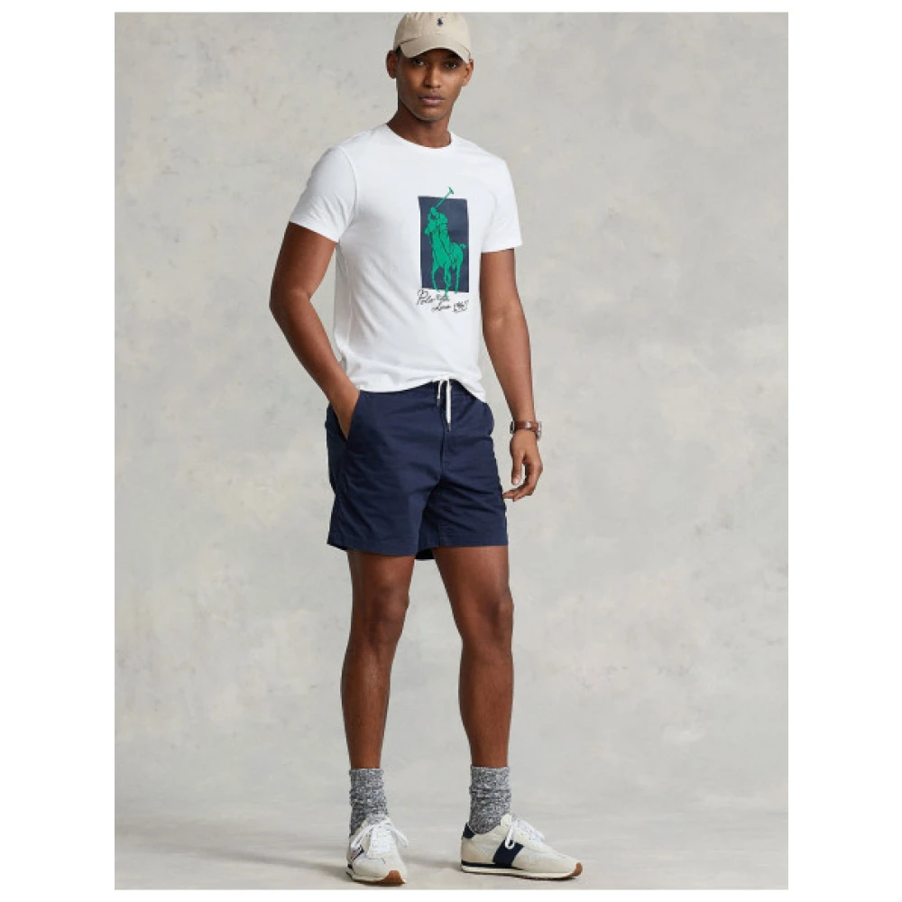 Polo Ralph Lauren Klassieke Katoenmix Prepster Shorts Blue Heren