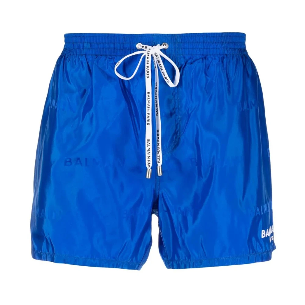 Balmain Beachwear Blue Heren