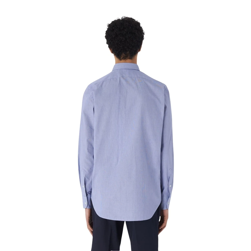 Trussardi Lange mouwen overhemd Blue Heren