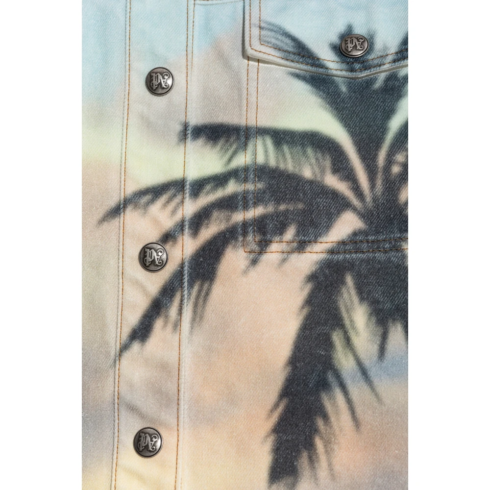 Palm Angels Jas met print Multicolor Dames