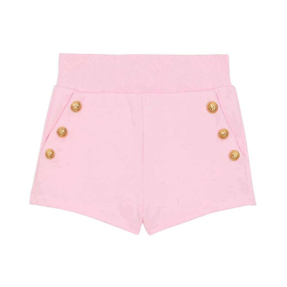 Balmain Rosa Snygga Shorts för Kvinnor Pink, Flicka