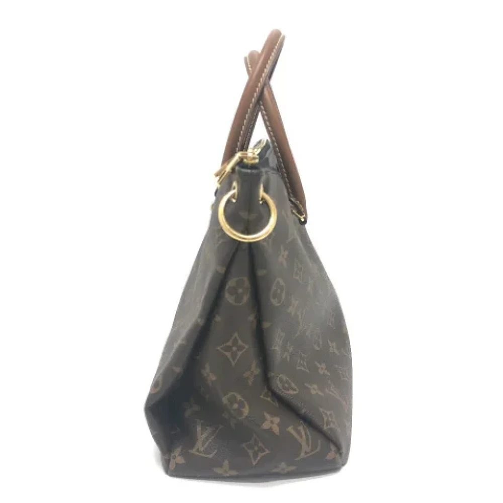 Louis Vuitton Vintage Pre-owned Cotton louis-vuitton-bags Brown Dames
