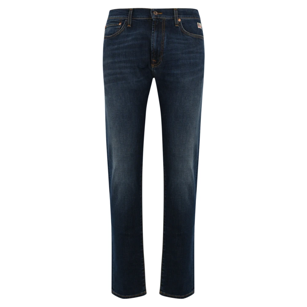 Roy Roger's Donkerblauwe Denim Slim Fit Broek Blue Heren