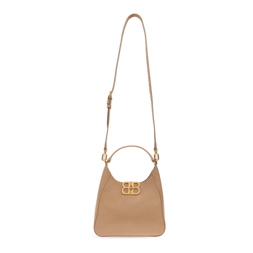 Balenciaga BB Soft Small Handtas Beige Dames