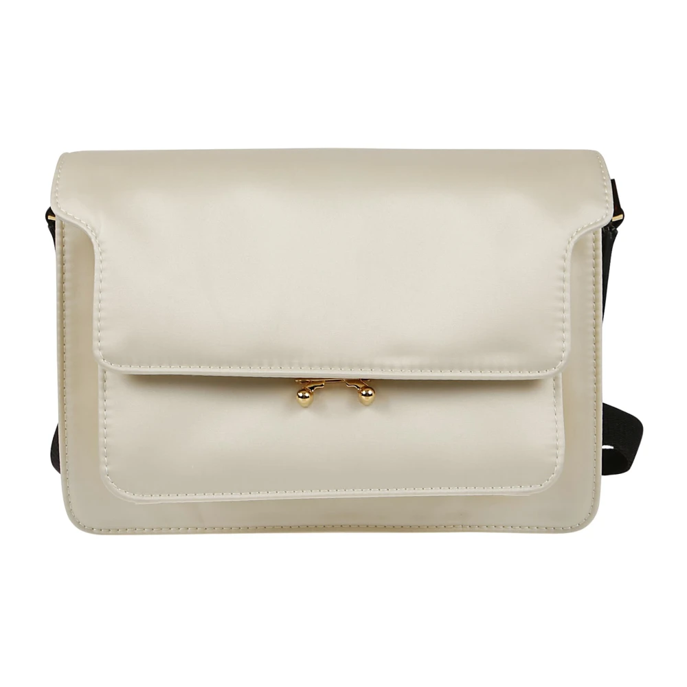 Marni Donna Beige Borsa A Spalla Trunk