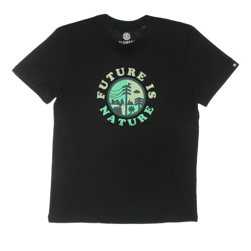 Element Zwarte Flint Heren T-Shirt Black Heren
