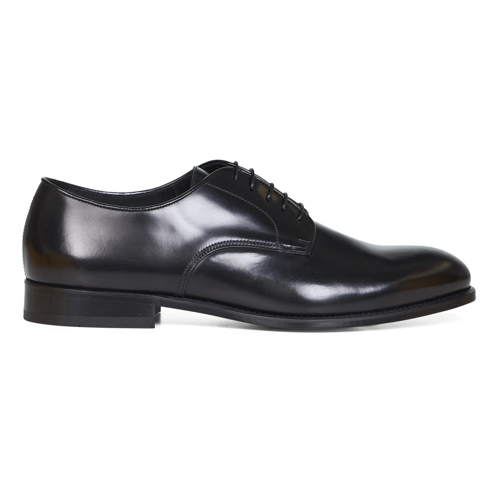 Doucal's Men's Black Dress Shoes, 11 Uk, Derby Lace-Up