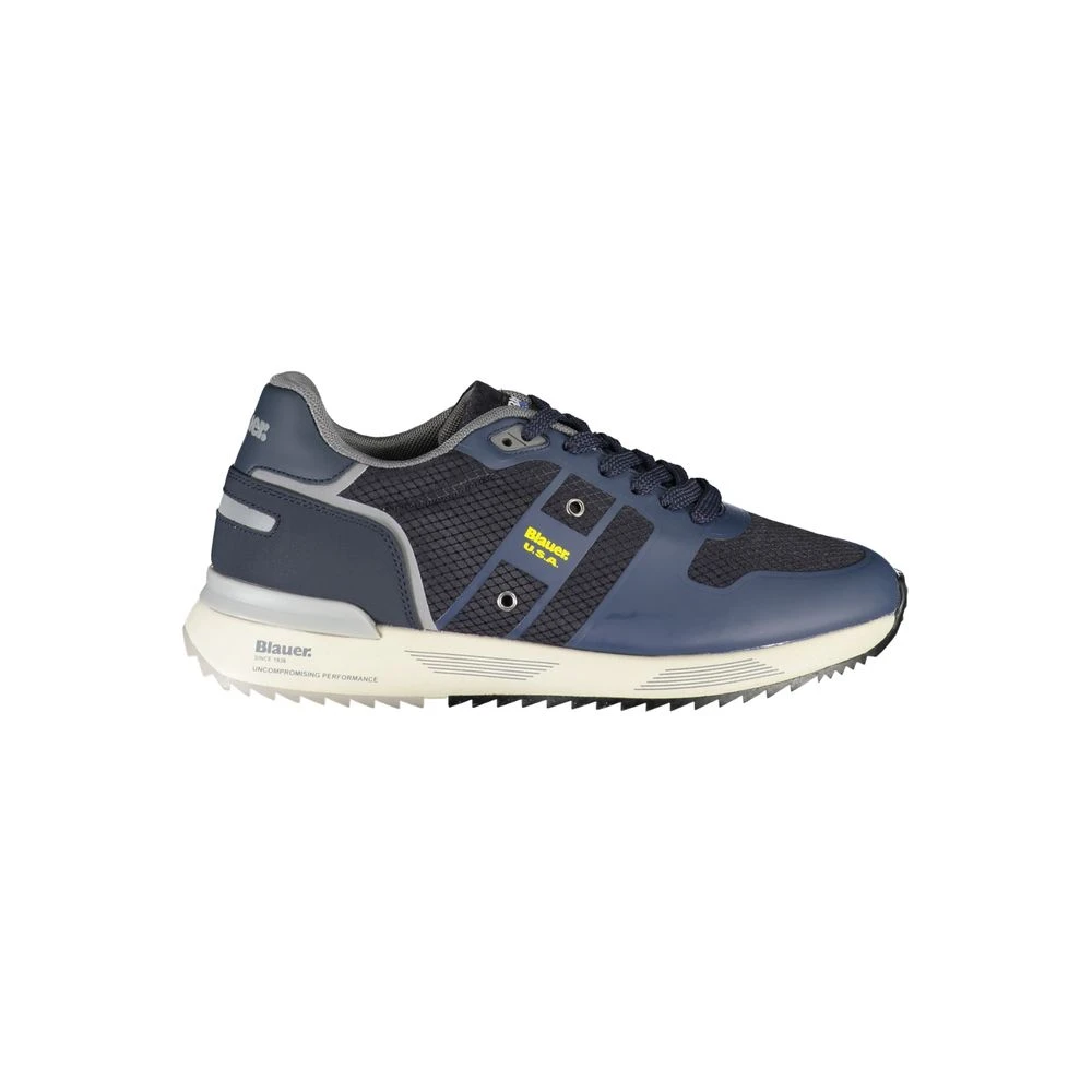 Blauer Men's Blue Sneakers With Contrasting Details