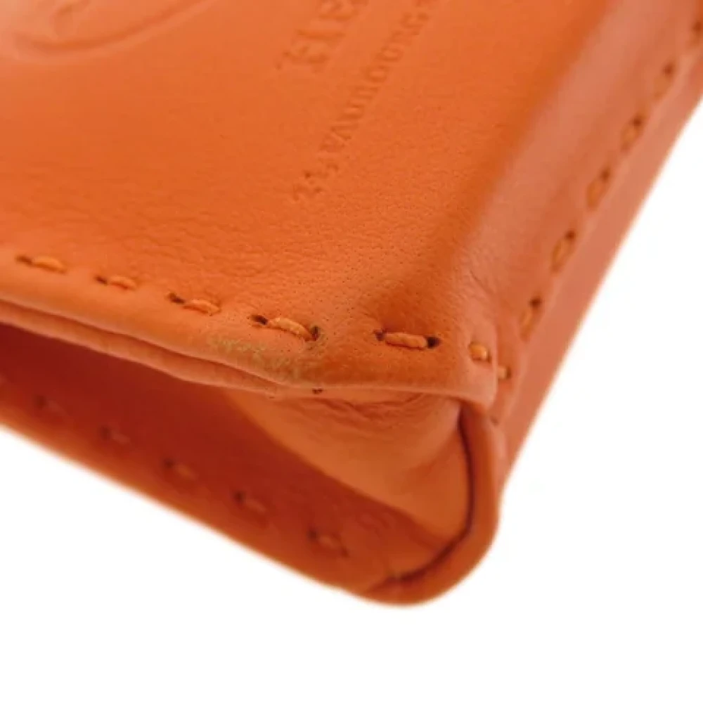 Hermès Vintage Pre-owned Fabric key-holders Orange Dames