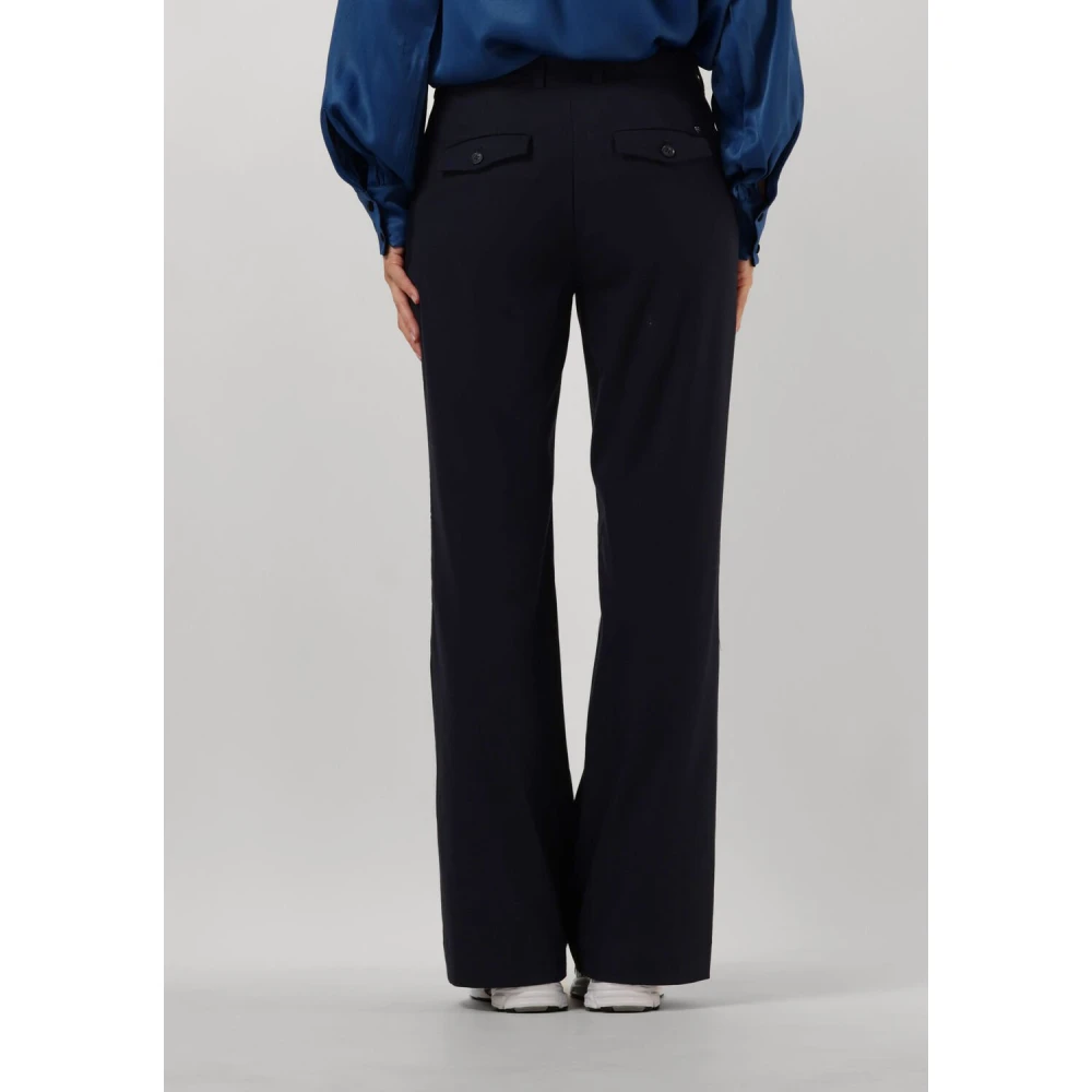 MOS MOSH Blauwe Elegante Rhys Caia Pant Blue Dames