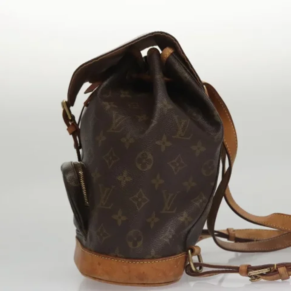 Louis Vuitton Vintage Pre-owned Canvas backpacks Brown Dames