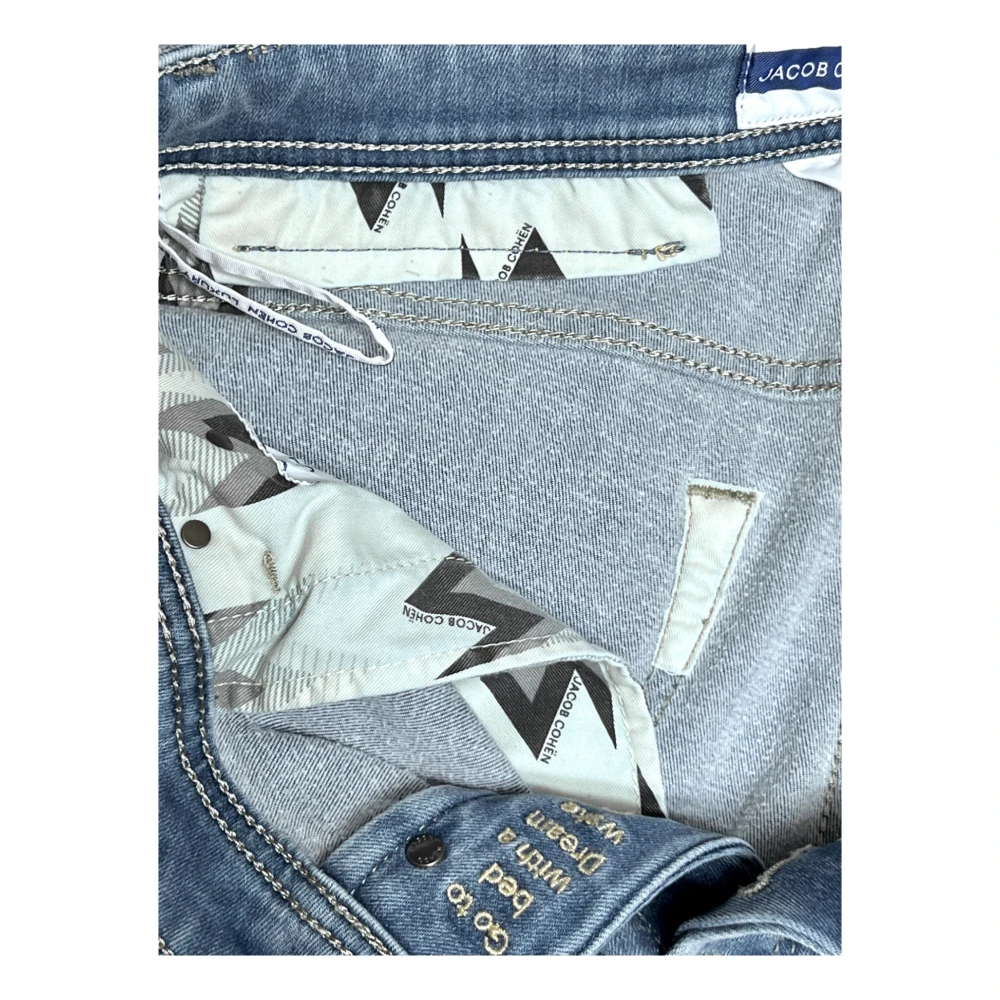Jacob Cohën Nick Slim Lichtblauwe Jeans Blue Heren