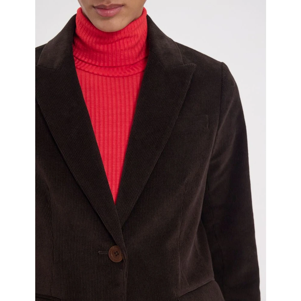 Ines De La Fressange Paris Nicoletta Jacket Brown Dames