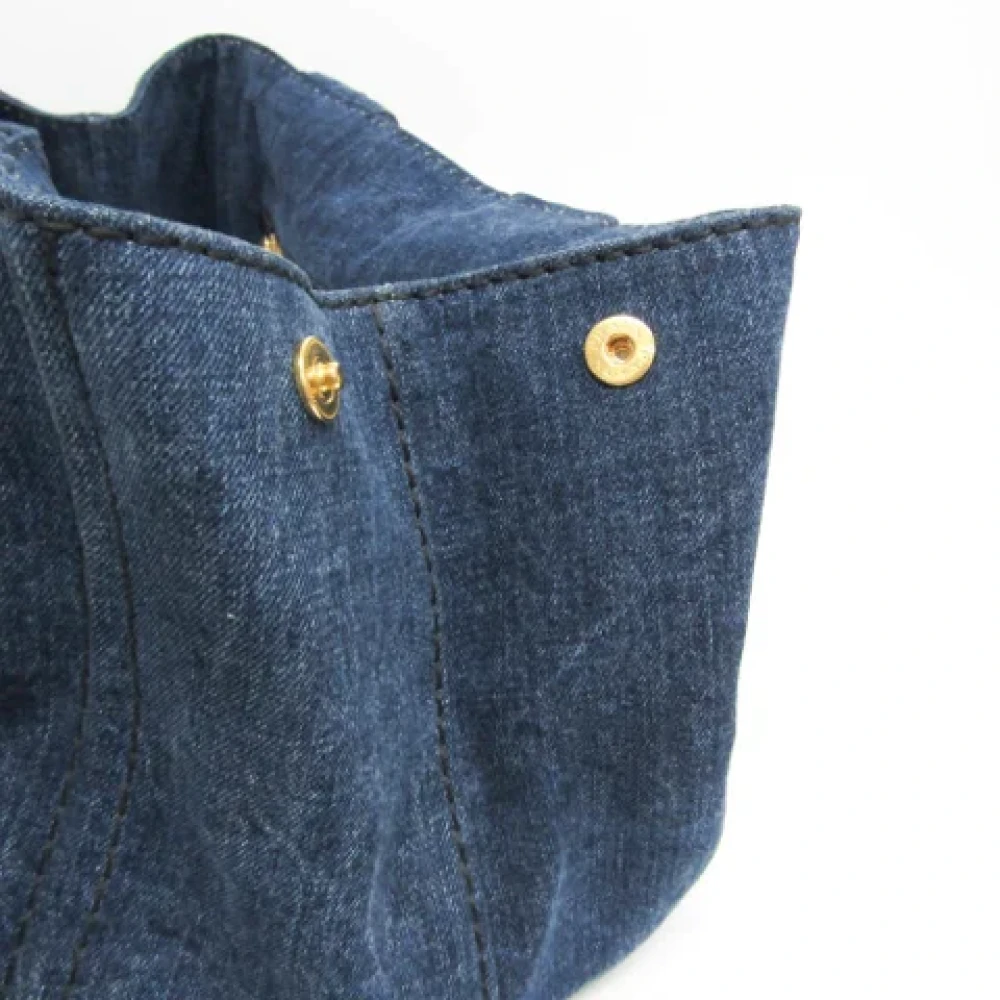Prada Vintage Pre-owned Denim prada-bags Blue Dames
