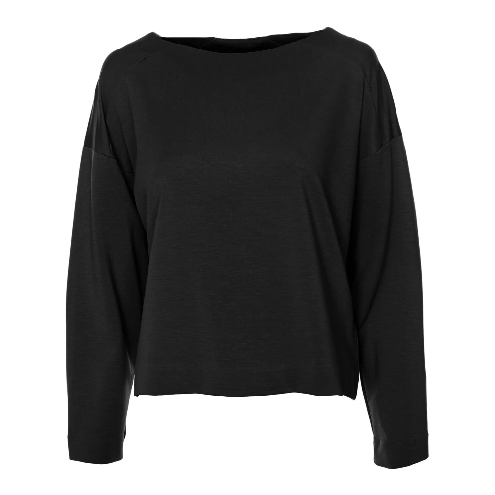 Drykorn Raglanmouw Gebreide Trui Black Dames