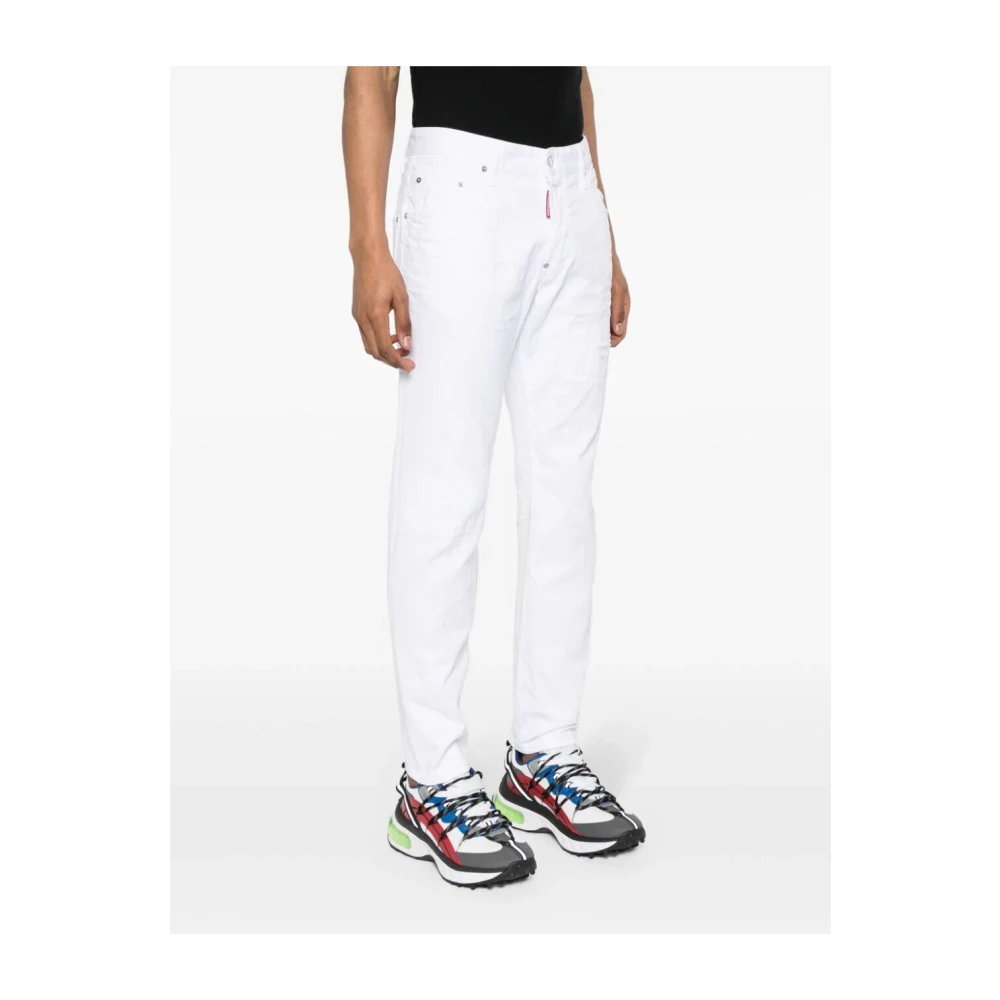 Dsquared2 Slim-fit Jeans White Heren
