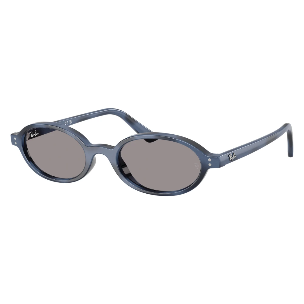 Ray-Ban Unisex Blue Sunglasses, 51 Mm, Rb4472 6855/1 Oval Sunglasses