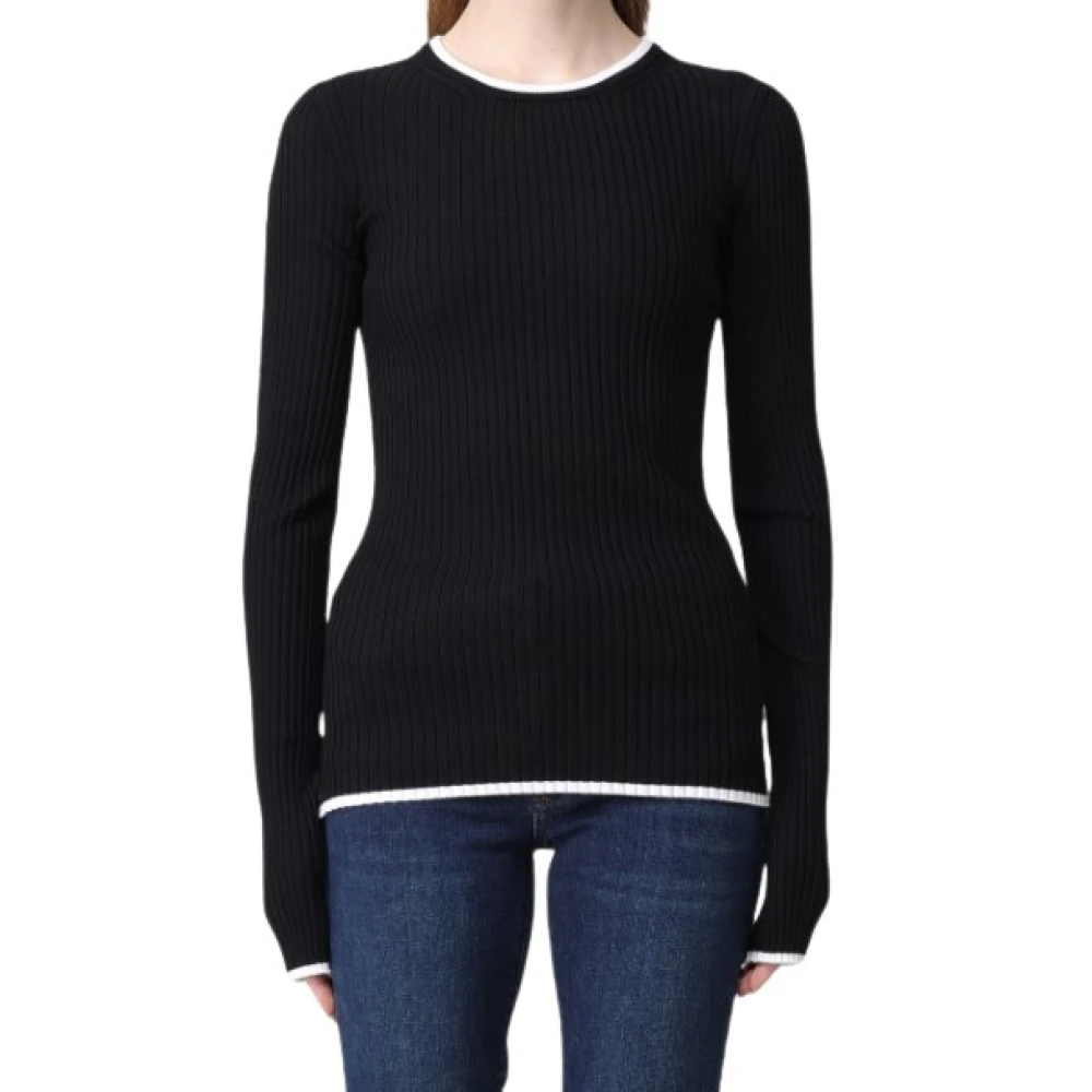 SPORTMAX Stijlvolle Sweaters voor Sport Black Dames