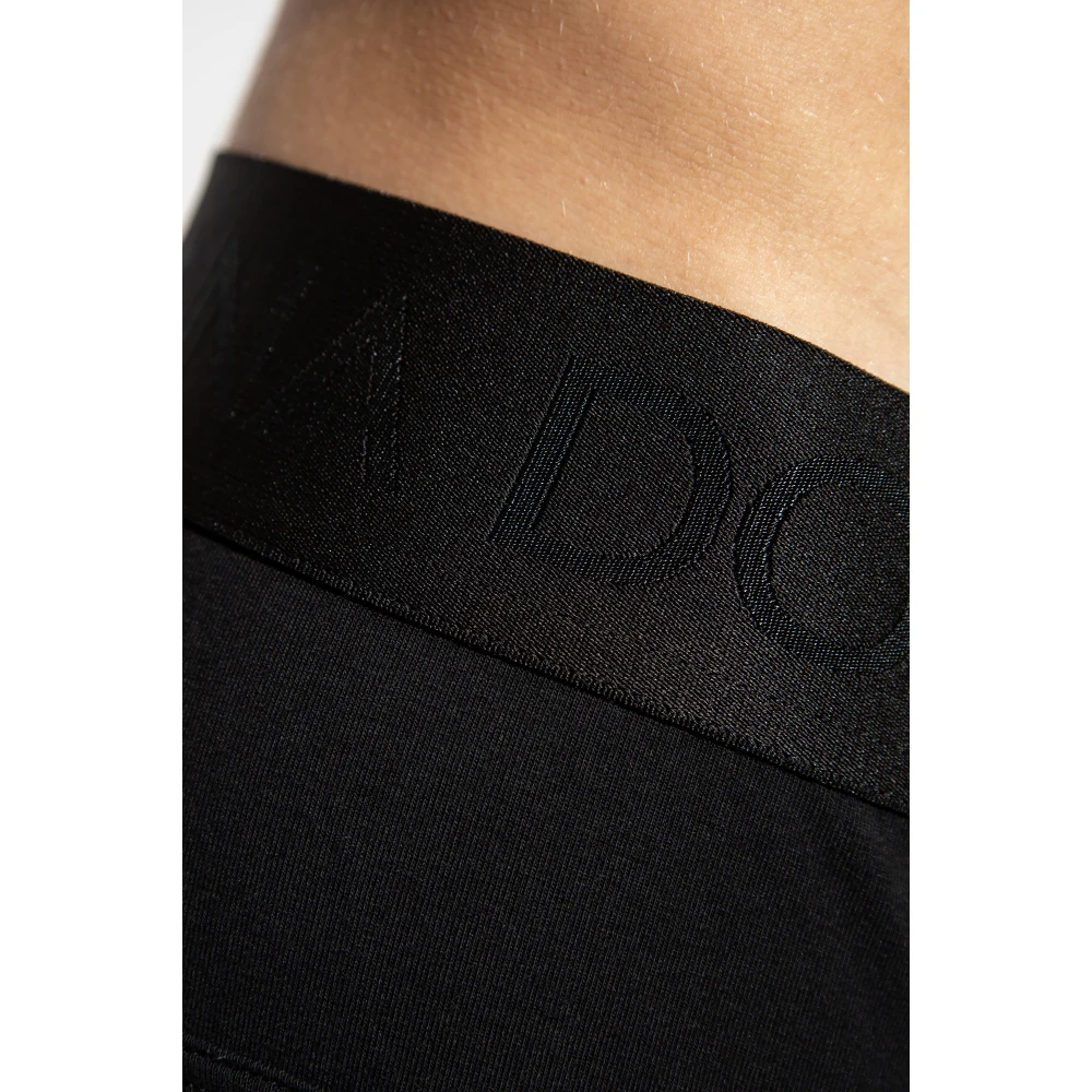 Dolce & Gabbana Slip met logo Black Heren