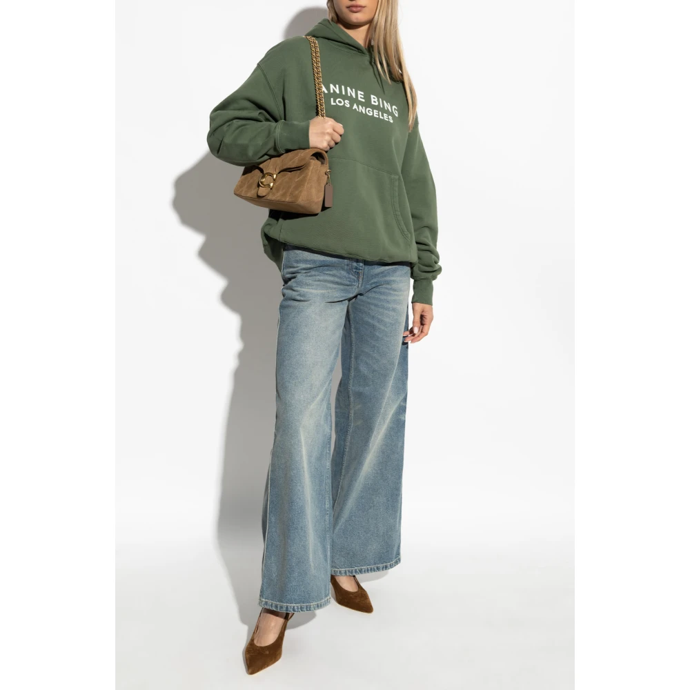 Anine Bing Alto hoodie Green Dames