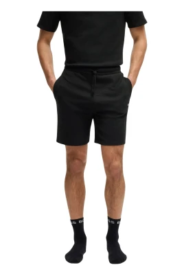 Svarta Våffel Pyjamashorts