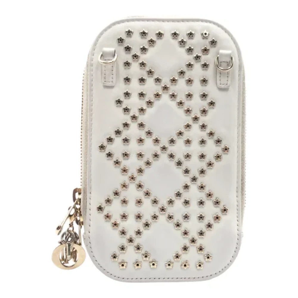 Dior Vintage Pre-owned Leather dior-bags White Dames