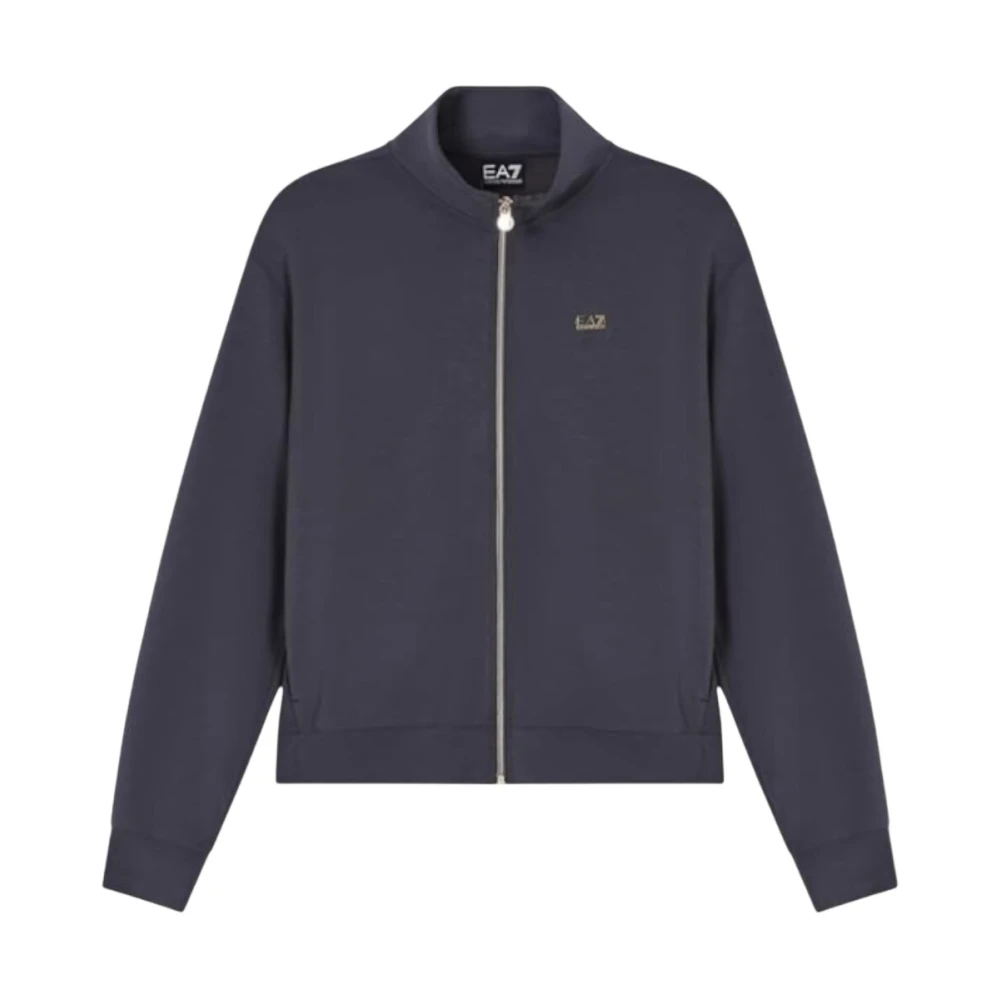 Emporio Armani Ea7 Donna Blu Felpe, M, New,