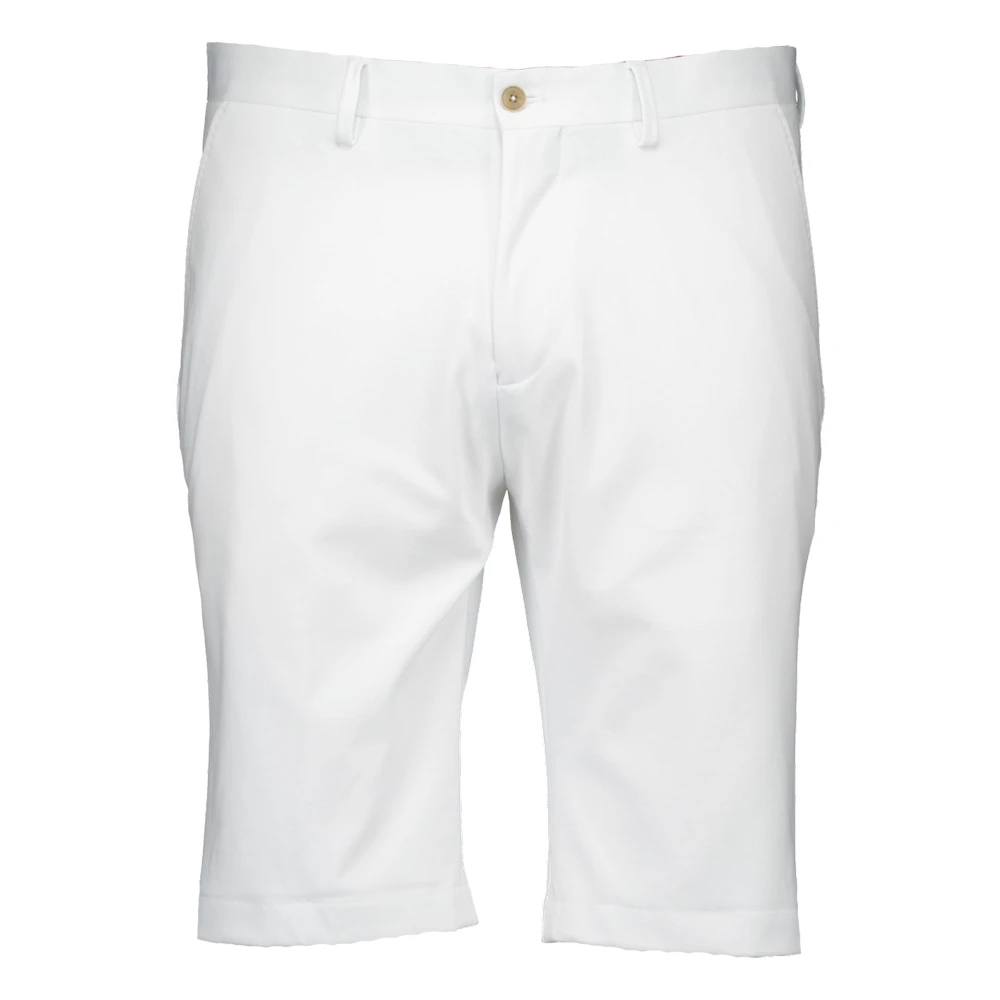 Gentiluomo Men's White Casual Shorts, Xl, Elba Be Chino Trousers