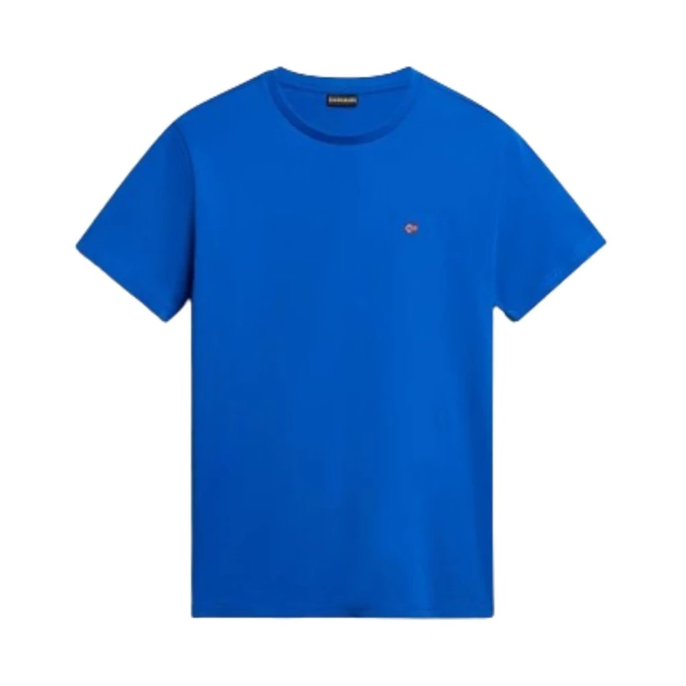 Napapijri Heren Salis Korte Mouw T-shirt Blue Heren