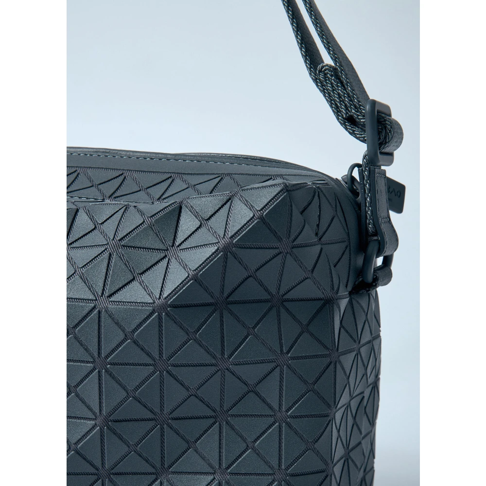 Issey Miyake Geometrische Tegels Crossbody Tas Gray Heren