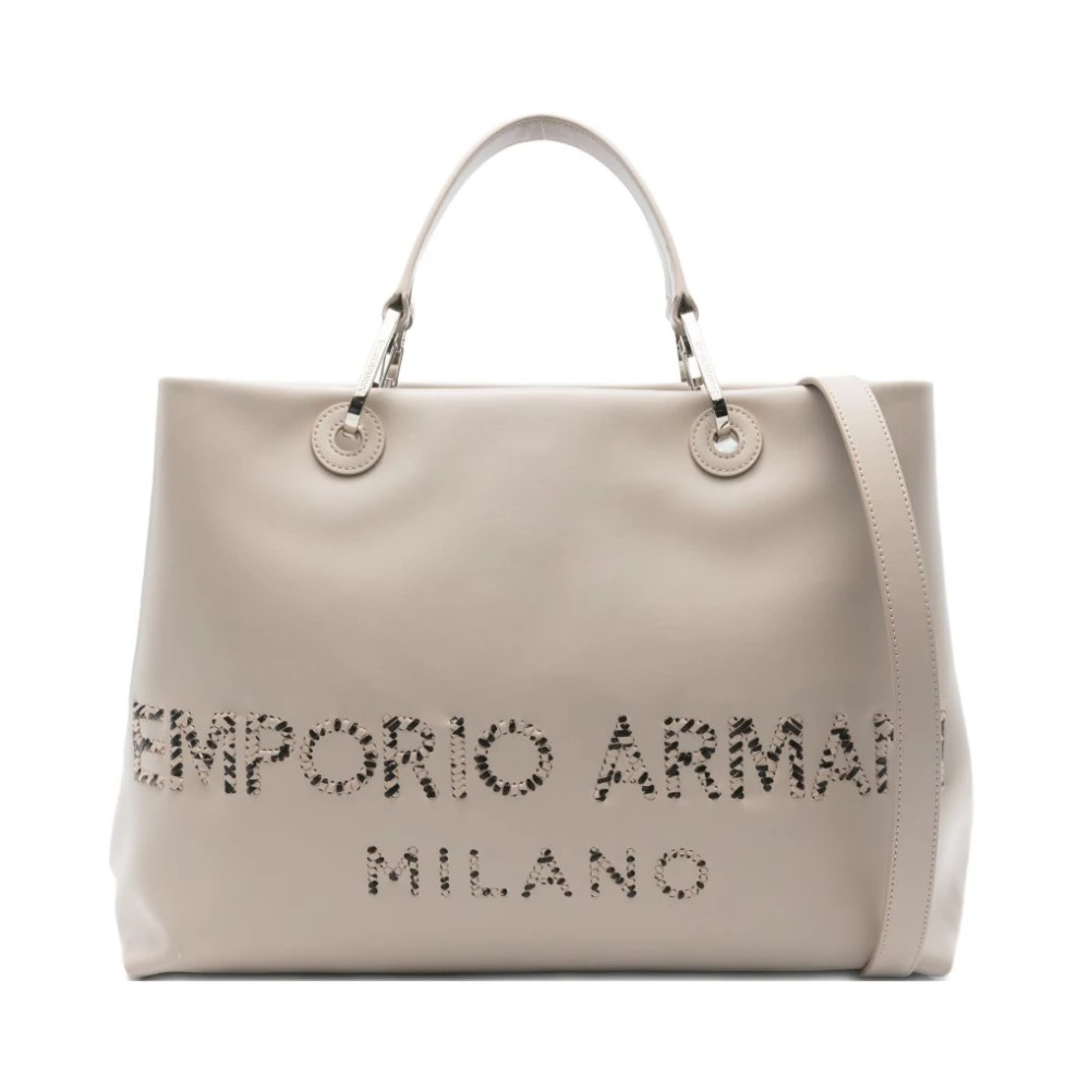Emporio Armani , Shopping Bags, Female, Gray, One Size, My Ea M Tote Bag