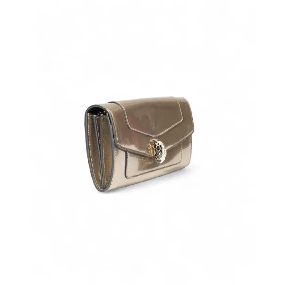 Bvlgari Vintage Pre-owned Fabric wallets Yellow Dames