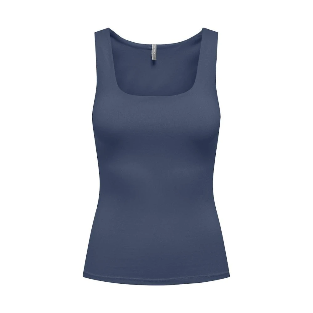 Only Vintage Indigo 2-Ways Fit Top Blue Dames