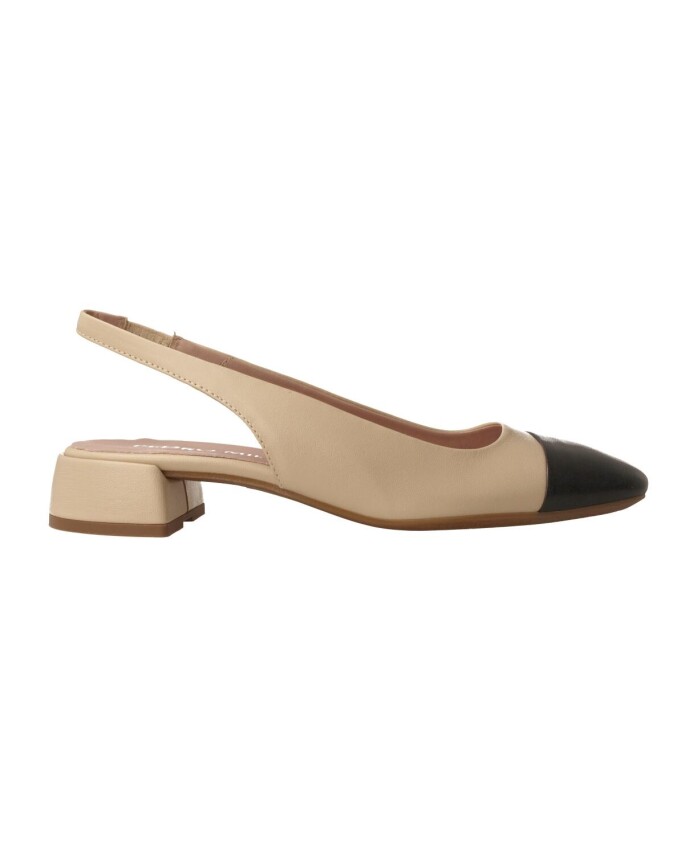 chaussure-en-cuir-beige-et-noir