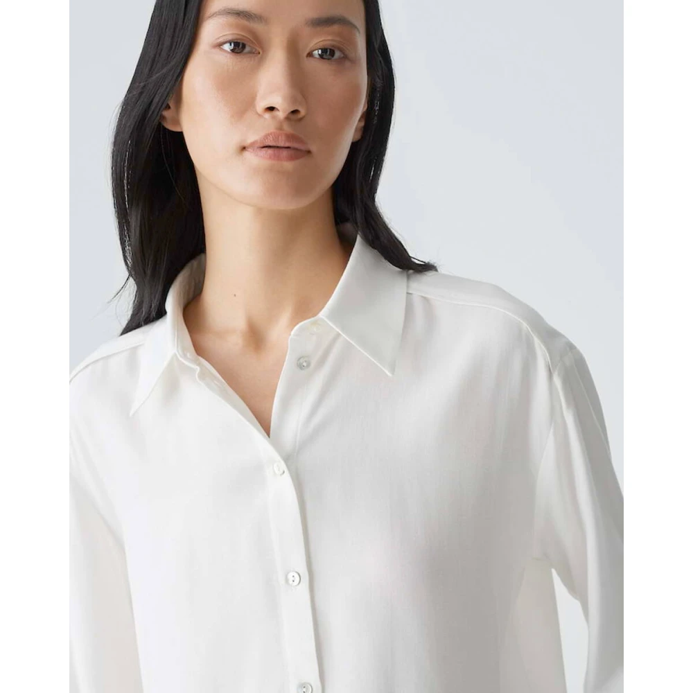 Opus Blouse met lange mouwen en Fuhla Beige Dames