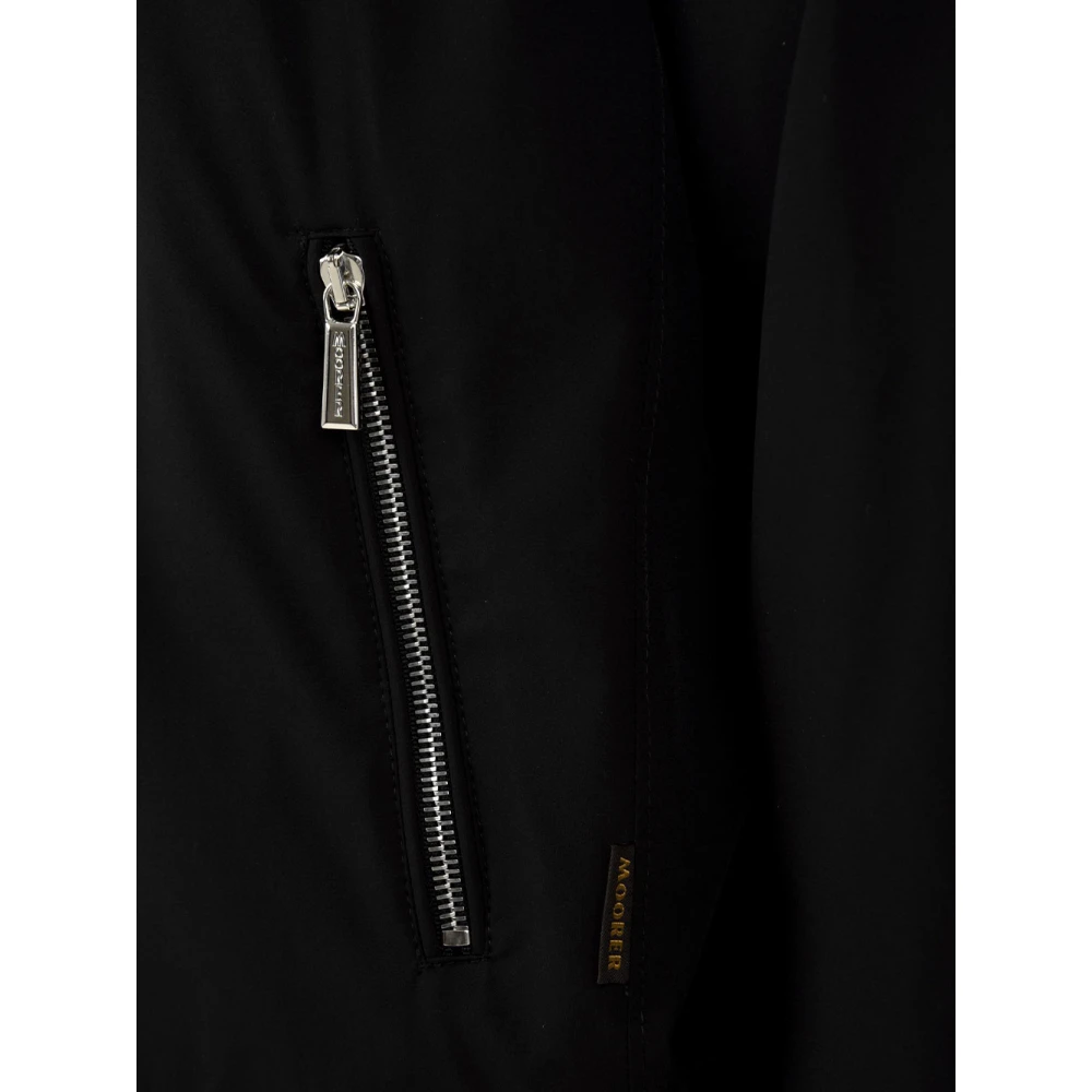 Moorer Zwarte Jas voor Heren Black Heren