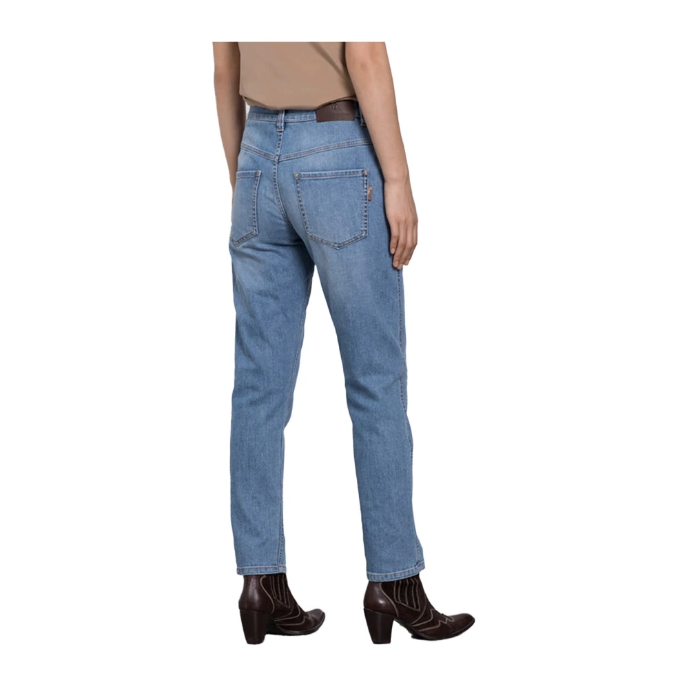 BRUNELLO CUCINELLI Stijlvolle Jeansbroek Blue Dames