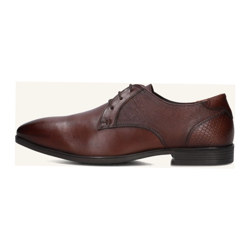 Stefano Lauran 84708 Nette schoenen Business Schoenen Heren Cognac