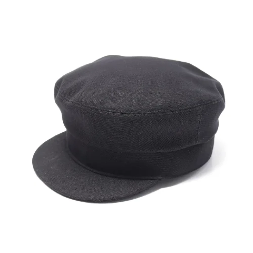 Hermès Vintage Pre-owned Cotton hats Black Dames