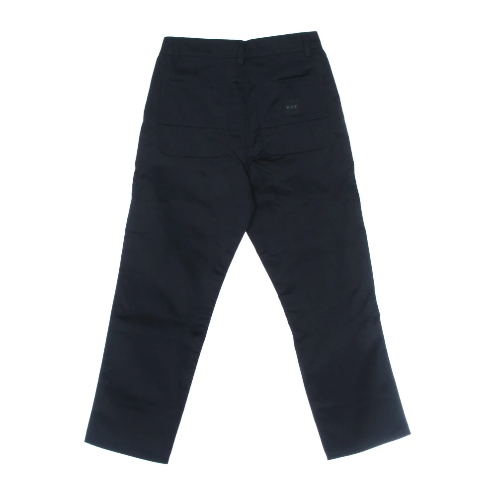 HUF Navy Blauwe Katoenen Twill Broek Blue Heren