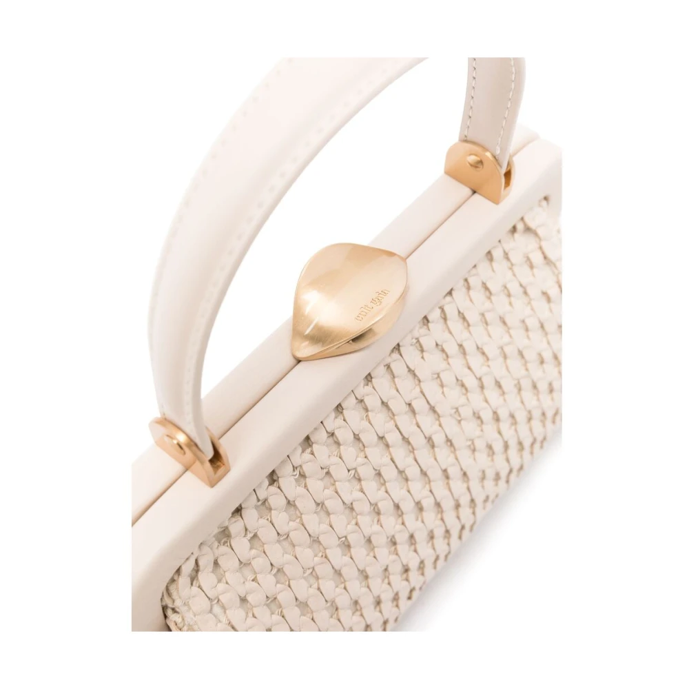 Cult Gaia Beige Clasp Handtas met Schouderband Beige Dames